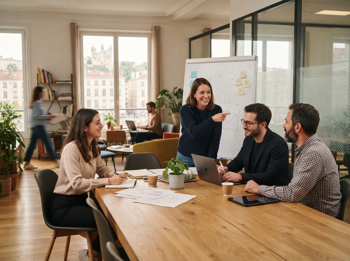 Orcelvia IA, équipe travaillant sur les modèles d'analyse de données financières